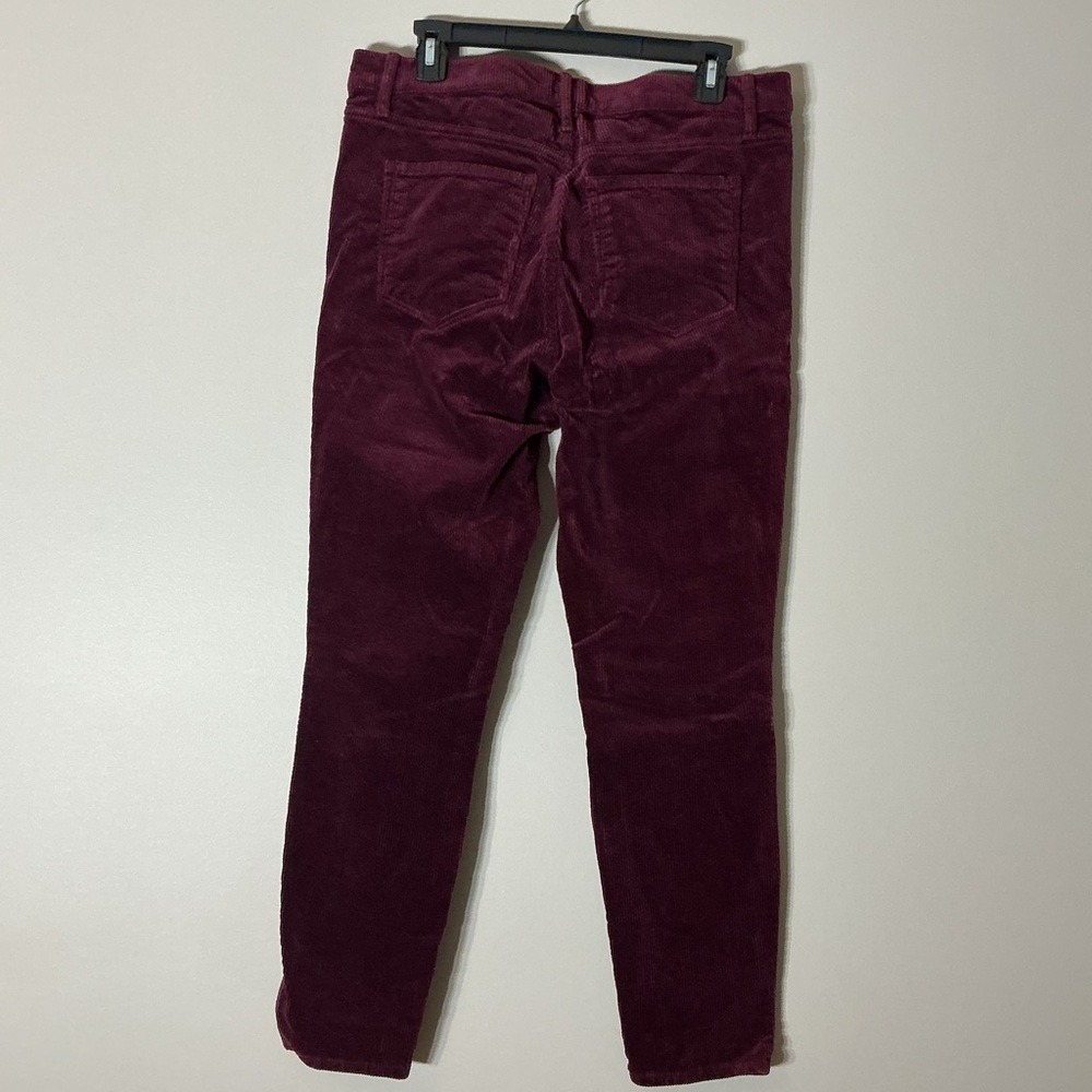 LOFT  Burgundy Corduroy Pants